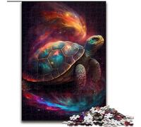Puzzle per adulti 1000 Tartarughe Spaziali in legno, giocattoli regalo educativi intellettuali decompressivi divertenti giochi per famiglie 50x75cm per giochi interattivi per famiglie