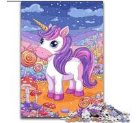 Puzzle per adulti 1000 unicorni, adatti dai 14 anni in su, giochi educativi per la casa, giocattoli fai da te, opere d'arte, regalo (dimensioni 26x38cm)