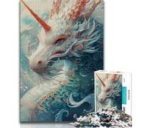 Puzzle per adulti 1000 unicorni colorati 1000 pezzi per adulti, impegnativo affare difficile come regalo per tutta la famiglia (dimensioni 75x50cm)