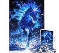 Puzzle per adulti 1000 unicorni creature leggendarie giocattolo educativo opera d'arte regalo gioco educativo collezione di artisti belle arti dimensioni 50x75cm
