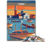 Puzzle per adulti 1000 Venezia al tramonto Gioco educativo per famiglie Offerta regalo per tutta la famiglia dai 14 anni in su (dimensioni 38x52cm)