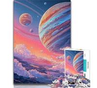 Puzzle per adulti 1000 Via Lattea Giove, gioco stimolante e gioco per famiglie, per la decorazione della casa per età 14 anni in su 38x26cm