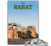 Puzzle per adulti 1000 Visita Rabat Gioco educativo per famiglie Offerta come regalo per tutta la famiglia dai 14 anni in su (dimensioni 38x52cm)