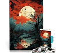 Puzzle per adulti 1000 vista notturna Fatto di carta,da 14 anni in su Per il divertimento in famiglia Un'opera d'arte。misurare:26x38cm/10.24 x 14.96pollice