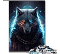 Puzzle per adulti 1000 Wolf Cyber, puzzle da 1000 pezzi, gioco rompicapo per adolescenti, regalo perfetto per una serata di giochi in famiglia (dimensioni 26x38cm)