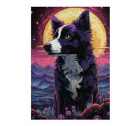 Puzzle Per Adulti 1000pcs(38x26cm) S Starry Night Dog Portrait Puzzle Gioco Pratico Sfida Difficile Regali Per Amici E Familiari 1000pcs(38x26cm) S
