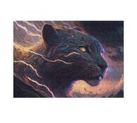 Puzzle Per Adulti 1000pcs(38x26cm) Thundering Leopard Wild Power Unleashed -1 Puzzle Per Adulti Gioco Pratico Taglio Di Precisione Regali Unici Per Compleanno E Natale 1000pcs(38x26cm)