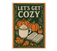 Puzzle Per Adulti 1000pcs(52x38cm) Lets Get Cozy Fall Illustration Puzzle Per Adulti Gioco Pratico Ma Divertente E Umoristico Ottimo Regalo Per I Giocatori 1000pcs(52x38cm)