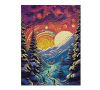 Puzzle Per Adulti 1000pcs(52x38cm) Magical Winter Sunset Pathway Puzzle Per Adolescenti Giochi Per Famiglie Analisi E Logica Giochi Stimolanti Regali 1000pcs(52x38cm)