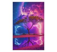 Puzzle Per Adulti 1000pcs(75x50cm) Electric Tree Reflections Puzzle Per Adulti Gioco Rompicapo Decorazione Per La Casa Regali Unici Per Compleanno E Natale 1000pcs(75x50cm)