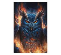 Puzzle Per Adulti 1000pcs(75x50cm) Flaming Owl Artwork Puzzle Per Adulti Giochi Divertenti Sfida Difficile Regali Di Compleanno E Unici 1000pcs(75x50cm)