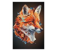 Puzzle Per Adulti 1000pcs(75x50cm) Geometric Fox Abstract Art Puzzle Per Adulti Gioco Rompicapo Decorazione Da Parete Gioco Stimolante Regali 1000pcs(75x50cm)