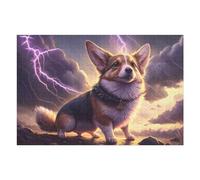 Puzzle Per Adulti 1000pcs(75x50cm) Thundering Corgi Adventure Puzzle Giochi Rilassanti Decorazione Per La Casa Regali Unici Per Compleanno E Natale 1000pcs(75x50cm)