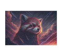 Puzzle Per Adulti 1000pcs(75x50cm) Thundering Red Panda Majesty Puzzle Giochi Rilassanti Decorazione Per La Casa Regali Unici Per Compleanno E Natale 1000pcs(75x50cm)