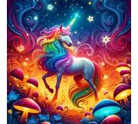 Puzzle per Adulti 120 pezzi, puzzle per adulti Intrattenimento Creativo, puzzles 120 pezzi per adulto Gioco impegnativo Puzzles per Bambini (Unicorni dei cartoni animati)