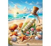 Puzzle per Adulti 120 Pezzi, Puzzles 120 pezzi adulti Bottiglia Beach Drift, Giochi Educativo e Giocattoli Sfida, puzzle impossibile, puzzles Decorazione Famiglia