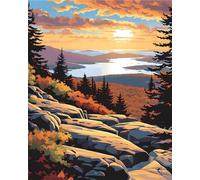Puzzle per Adulti 1500 Pezzi, impossibile puzzle 1500 pezzi Lago del tramonto della barriera corallina, DIY Puzzles Colorato, Idea Regalo per Lei o Lui, Divertimento puzzles Adulti