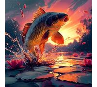 Puzzle Per Adulti 200 pezzi, puzzle per adulti Intrattenimento Creativo, puzzles 200 Pezzi per adulto Gioco impegnativo Puzzles(Animali che saltano nello stagno)