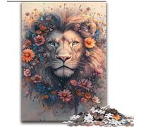 Puzzle per adulti 2000 fiori leone stimolanti giochi di attività per famiglie fai da te giocattolo per la decorazione della parete di casa regali 70x100cm