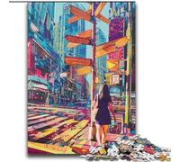 Puzzle per adulti 2000 New York Cityscape Family Game Antistress Difficile Sfida Regali di Babbo Natale Segreto 70x100cm