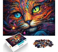 Puzzle per adulti 2000 pezzi Alice Cat Puzzle tagliato con precisione con Poster e Foglio di domande corrispondenti 27,56 "x 39,37 "Adolescenti dai 14 Anni