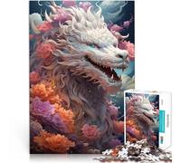 Puzzle per adulti 2000 pezzi Animale Drago Difficile e sfida Sollievo dello Stress Staycation Uccidere il Tempo 27,56 "x 39,37" per adolescenti Età 14 Anni e Più