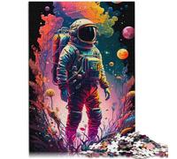 Puzzle per adulti 2000 pezzi astronauta colore Difficile e sfida Lista dei desideri di Natale con Babbo Natale 70 x 100 cm per bambini di 14 anni