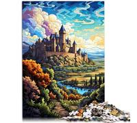 Puzzle per Adulti 2000 pezzi Castello di Carcassonne Il Puzzle Sollievo dello Stress Staycation Uccidi il Tempo 27,56 "x 39,37 "Adatto per adolescenti da 14 anni e oltre