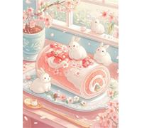 Puzzle per Adulti 2000 Pezzi Cibo Coniglio Puzzle Piacevole Sfida Mantiene la Concentrazione, Essere Adatto Sia ai Principianti Che ai Rompicapo Esperti 100 x 70 cm