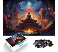 Puzzle per adulti 2000 pezzi Cielo stellato Statua di Buddha Giocattoli educativi Regali di Babbo Natale Segreto 27,56 pollici x 39,37 pollici per adolescenti da 14 anni e oltre