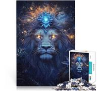 puzzle per adulti 2000 pezzi Cosmic Bloom Il Re Leone Fatto di carta，da 14 anni in su Puzzle per Regali di compleanno e regali unici。misurare：70x100cm/27.5x39.3pollice