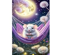 Puzzle per Adulti 2000 Pezzi Criceto Lunare Puzzle Difficile, Sviluppa Capacità di Osservazione, Logica e Manualità Puzzle 2000 Pezzi 100x70 cm