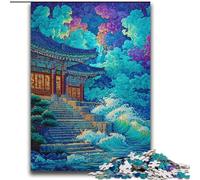Puzzle per adulti 2000 pezzi difficili tradizionali coreani torri del palazzo antistress sfida difficile arredamento e regali unici 70x100cm