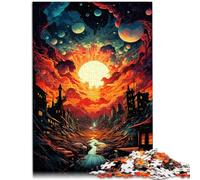 Puzzle per adulti 2000 pezzi Escape from The City Gioco di Quiz da regalare in regalo a tutta la famiglia 27,56 pollici x 39,37 pollici per adolescenti dai 14 anni in poi