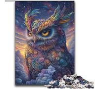 Puzzle per adulti 2000 pezzi Fantasy Owl per bambini dai 14 anni in su, giocattoli da gioco perché è l'ideale come regalo per tutta la famiglia, 70x100cm