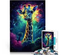 Puzzle per adulti 2000 pezzi giraffa spazio per il puzzle è ideale come regalo per tutta la famiglia 70 x 100 cm per adolescenti 14+