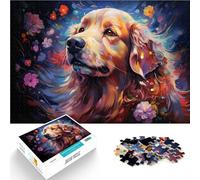 Puzzle per adulti, 2000 pezzi, Golden Retriever, giochi educativi, decorazione domestica, puzzle miglior regalo 70 x 100 cm, per adolescenti dai 14 anni in su