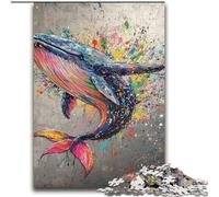 Puzzle per adulti 2000 pezzi Graffiti di balene per bambini dai 14 anni in su Gioca perché è l'ideale come regalo per tutta la famiglia 70x100cm