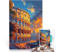 Puzzle per adulti 2000 pezzi il Colosseo a Roma apprendimento puzzle educativo 70 x 100 cm regali per amici e familiari