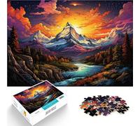 Puzzle per adulti 2000 pezzi Il puzzle colorato delle Alpi è ideale come regalo per tutta la famiglia 27,56 "x 39,37" per adolescenti da 14 anni e oltre