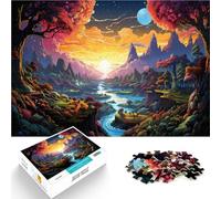 Puzzle per adulti 2000 pezzi Immagina un paesaggio difficile difficile puzzle adatto per la decorazione dell'ufficio 27,56 "x 39,37" per adolescenti età 14 anni e oltre