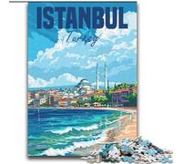 Puzzle per adulti 2000 pezzi Istanbul Turchia, giocattoli, giochi educativi, antistress, migliora l'amore tra coppie, 70x100cm