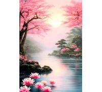 Puzzle per Adulti 2000 Pezzi Lago Loto Puzzle Difficile, Sviluppa Capacità di Osservazione, Logica e Manualità Puzzle 2000 Pezzi 100x70 cm