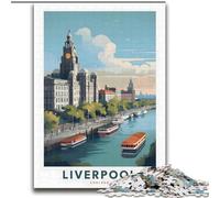 Puzzle per adulti 2000 pezzi Liverpool Regno Unito, adatto a persone dai 14 anni in su Difficile da completare ma divertente e spiritoso Ottimo regalo 70x100cm