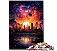 Puzzle per Adulti 2000 pezzi Luci della Città Gioco di Puzzle Aiuta Il Cervello a esercitare Giocattoli avvincenti per coltivare la Pazienza 27,56 "x 39,37"