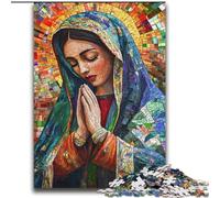 Puzzle per adulti 2000 pezzi Nostra Signora di Guadalupe in preghiera Difficile da completare ma divertente e umoristico Unici regali di compleanno e 70x100cm