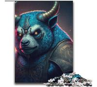 Puzzle per adulti 2000 pezzi Orso toro corazzato antistress sfida difficile arredamento e regali unici per la casa 70x100cm