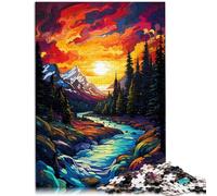 Puzzle per adulti 2000 pezzi Parco Nazionale Banff Decorazione della Casa Puzzle Giocattoli Splendidi Regali Natale 27,56 "x 39,37 "Adatto per adolescenti da 14 anni e oltre