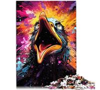 Puzzle per adulti 2000 pezzi Pinguino colorato Puzzle Divertenti in Famiglia Decorazione Della Parete Regali di Compleanno e Natale Unico 27,56 "x 39,37"