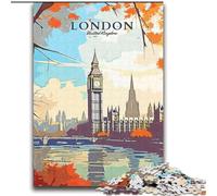 Puzzle per adulti 2000 pezzi Puzzle Londra Big Ben Viaggio, giocattoli Giochi educativi Antistress Migliora l'amore tra coppie 70x100cm